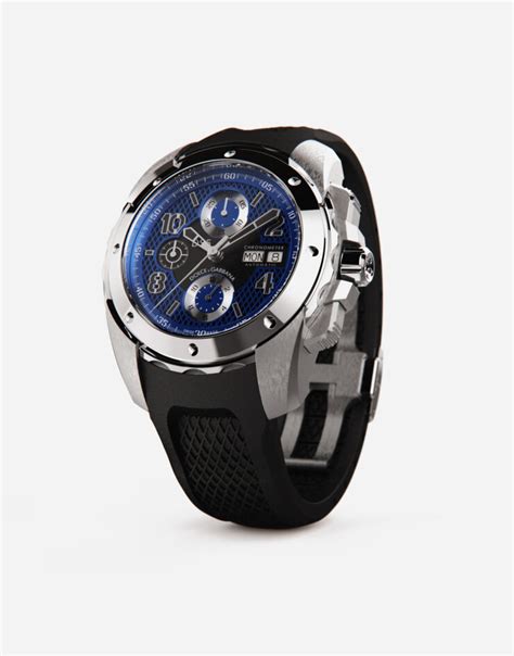 DS5 watch in steel in Black for Men.